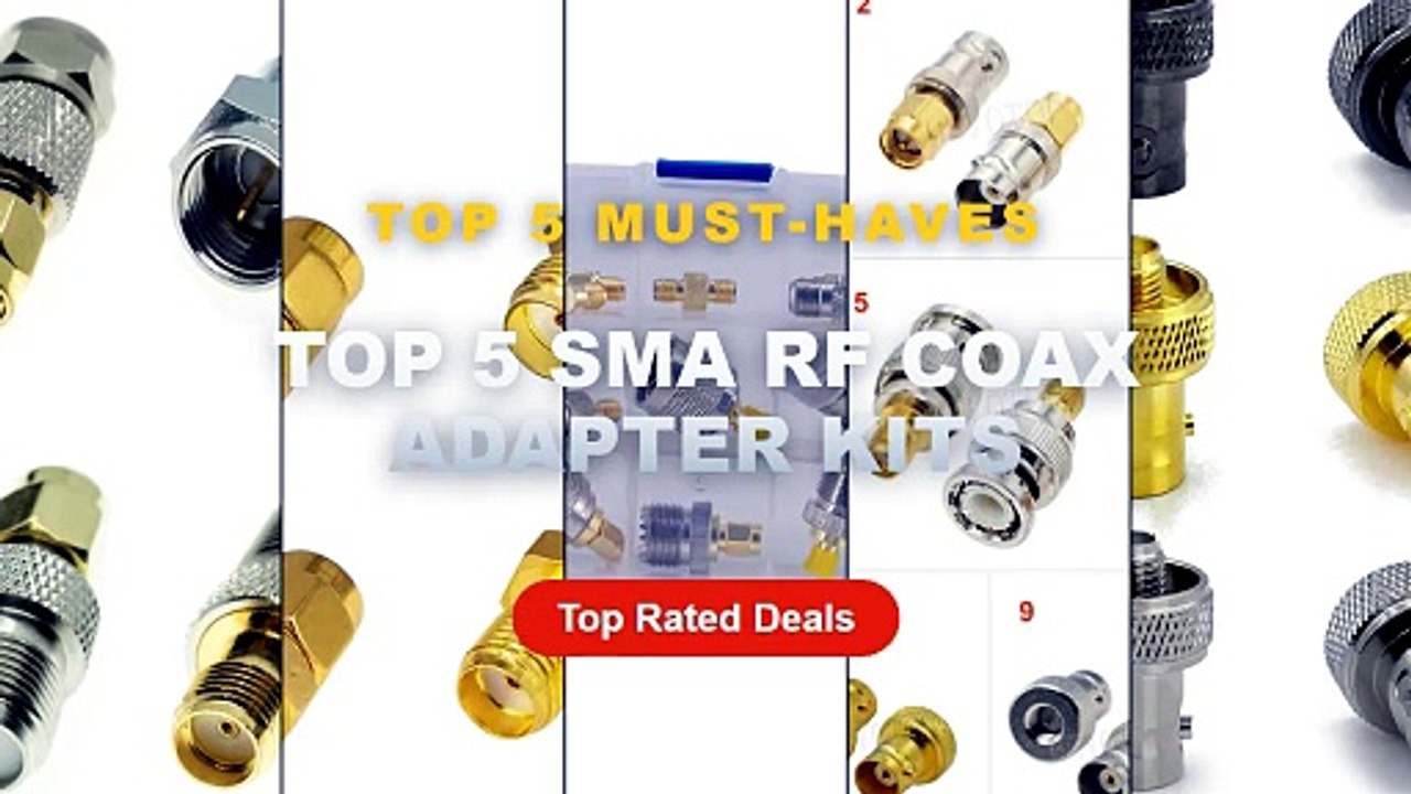 Cheap & Best Top 5 SMA RF Coax Adapter Kits Unb...