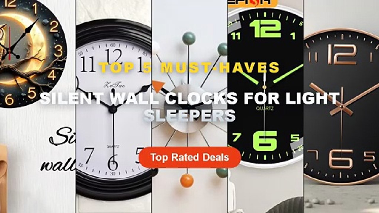 Silent Wall Clocks For Light Sleepers: Top 5 Be...