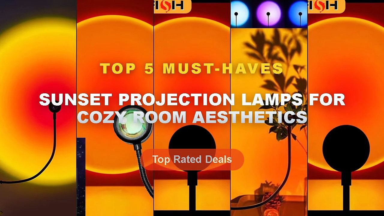 Don't Buy Sunset Projection Lamps For Cozy Room Aesthetics Before Watching This! - HOMEFISH LED Sunset Projection Lamp U...