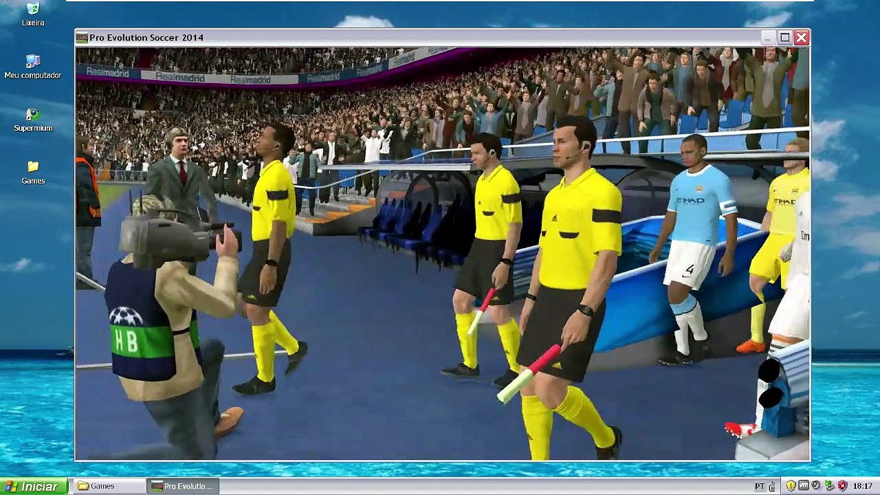 Instant Stream - Pro Evolution Soccer 2014, gameplay on Windows XP only in windowed mode - 2026-08-14