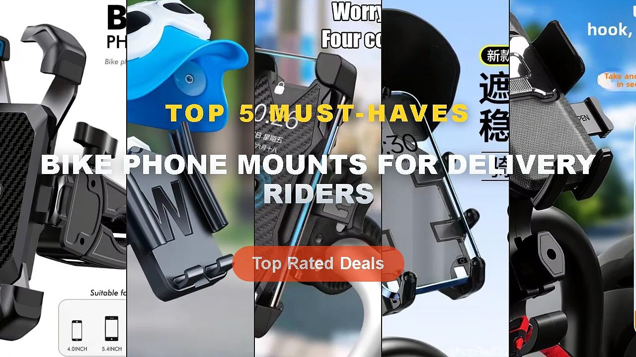 Bike Phone Mounts For Delivery Riders: Top 5 Be...