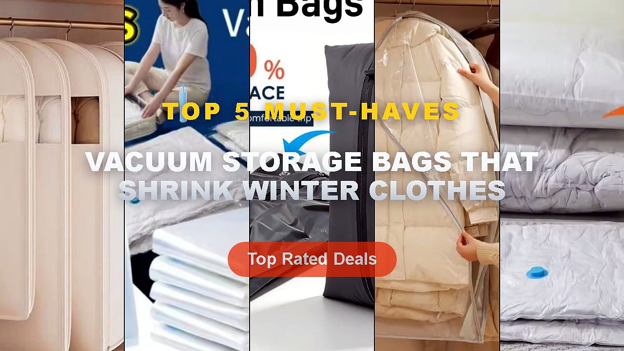 Why Everyone Is Buying Vacuum Storage Bags That...