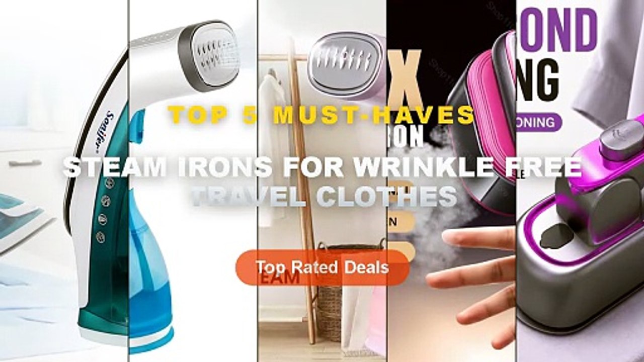 Why Everyone Is Buying Steam Irons For Wrinkle...