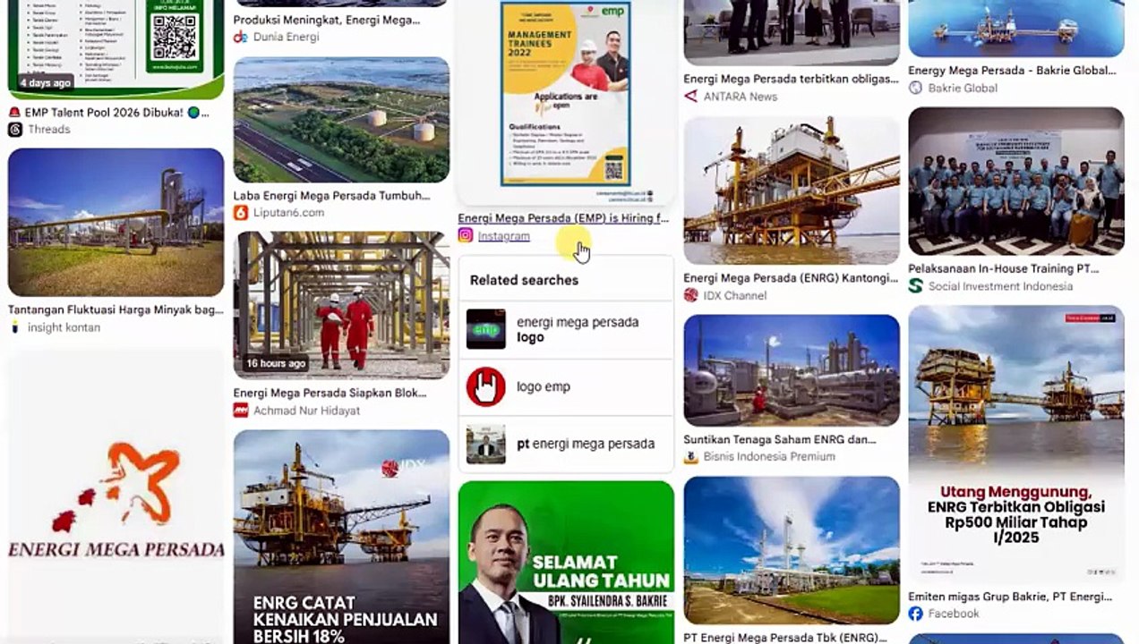 Lowongan Kerja Energi Mega Persada Agustus 2026...