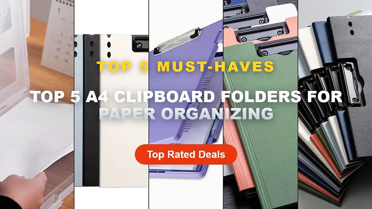 Top 5 Best Top 5 A4 Clipboard Folders For Paper...