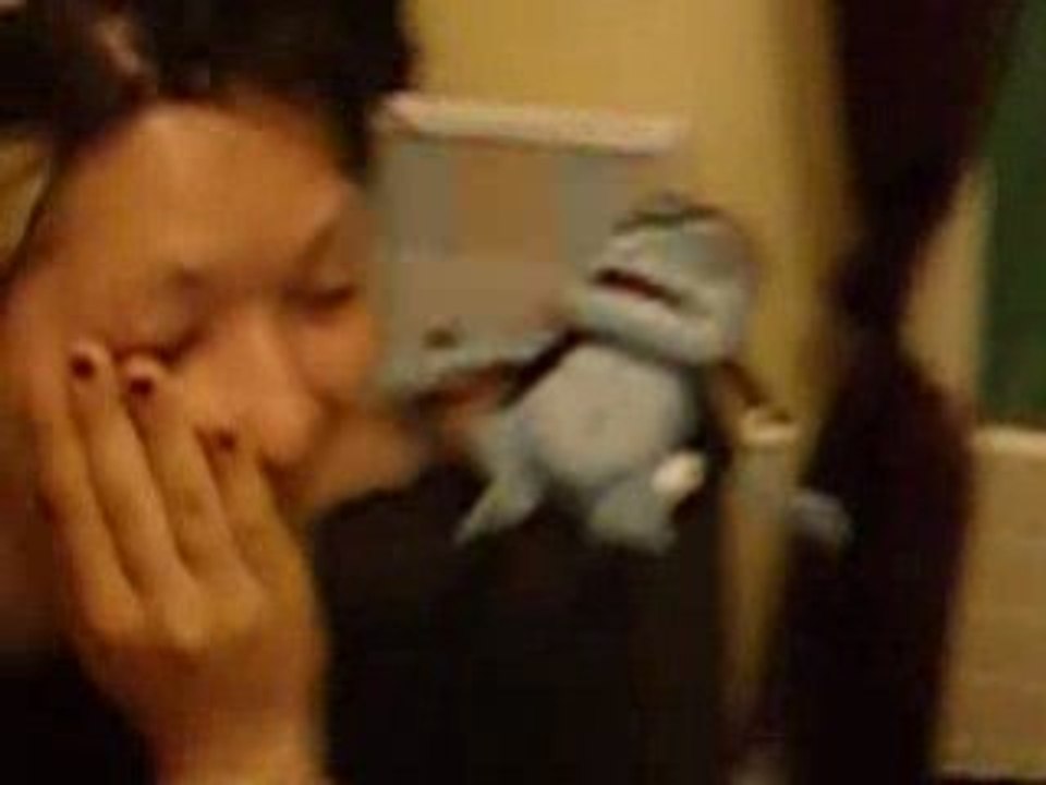 One night with my dearest frog <3