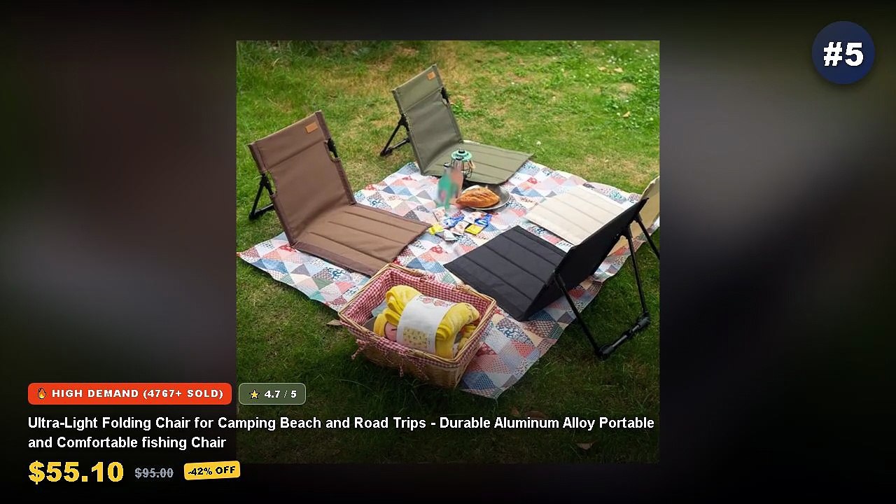 Ultimate Guide to the Best Foldable Camping Cha...