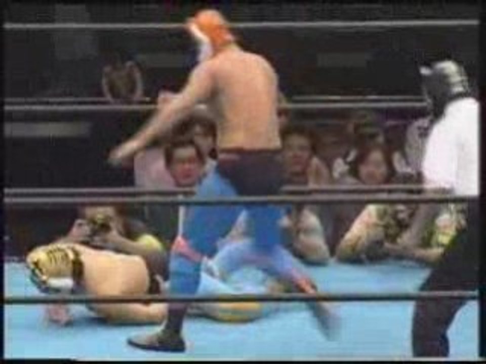 Tiger Mask & Tiger Mask IV vs Tiger Mask II & Tiger Mask III