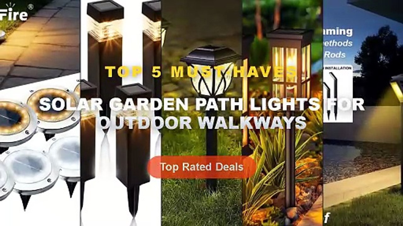 Cheap & Best Solar Garden Path Lights For Outdo...