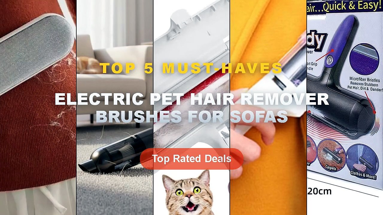 Best Electric Pet Hair Remover Brushes For Sofa...