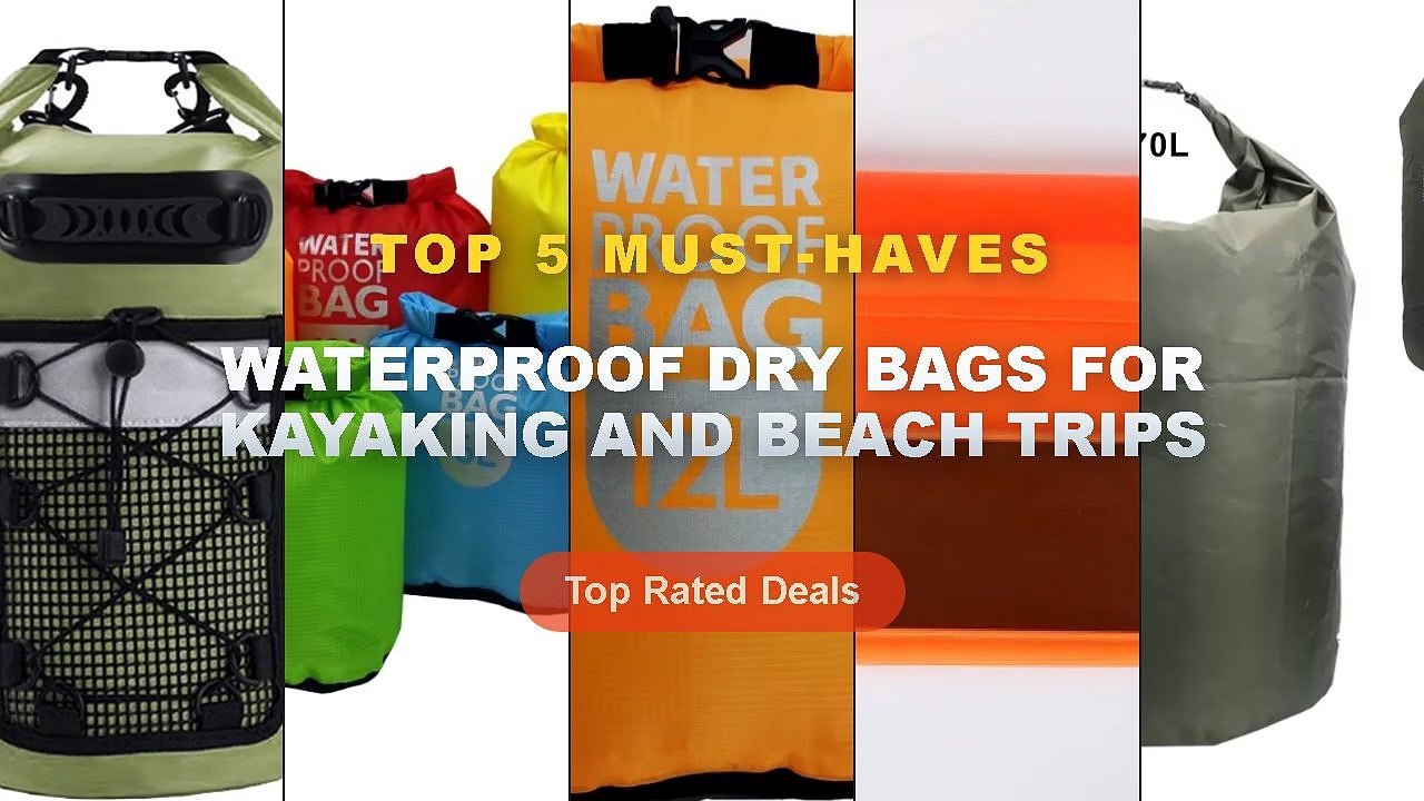 Waterproof Dry Bags For Kayaking And Beach Trip...