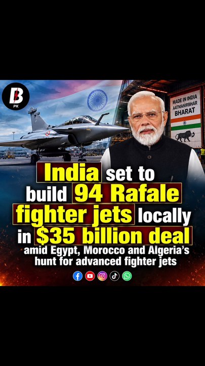 India set to build 94 Rafale fighter jets local...