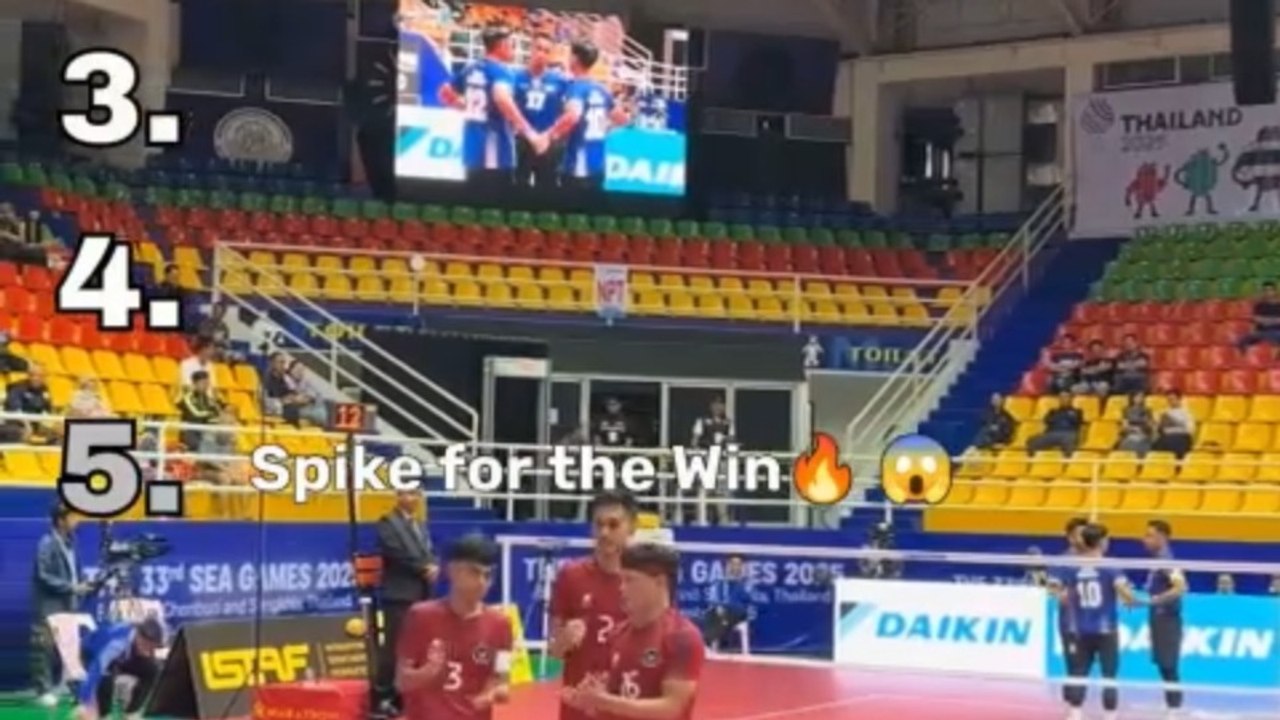 Video Ranking Takraw Team Spike Winners