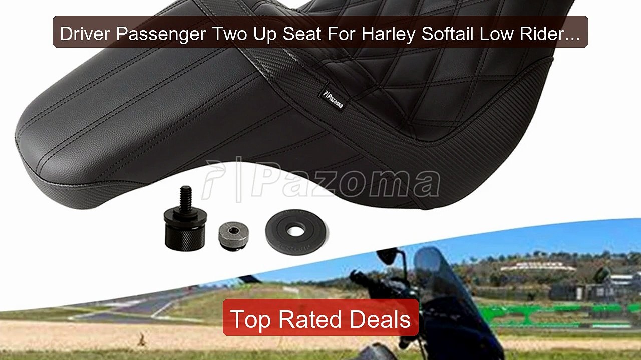 Driver Passenger Two Up Seat For Harley Softail Low Rider S ST FXLR... -- Top Rated 2026 | Buy Now!