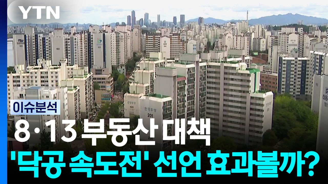 8·13 부동산 대책...'닥공 속도전' 선언 효과볼까? / YTN