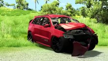 Cars vs Broken Bridge with Speed Bumps and Potholes - BeamNG Drive -  ULTIMATE Edition Compilation