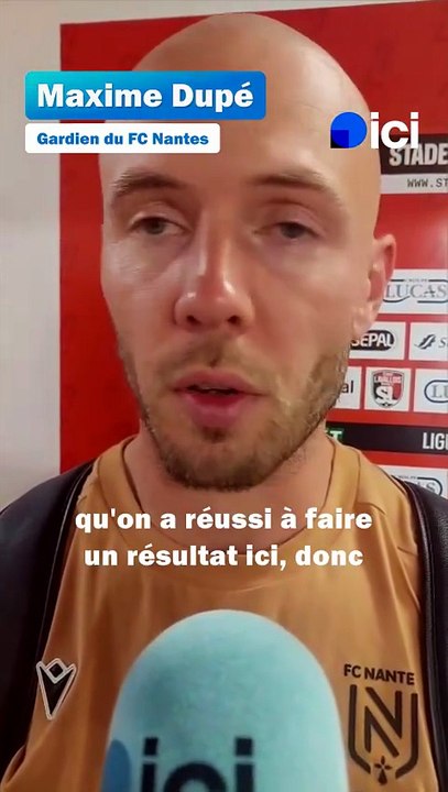 Les réactions des joueurs du FC Nantes après la...
