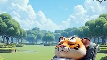 AI Fat Orange Cat’s Prank on Sleeping Tiger 😂🔥