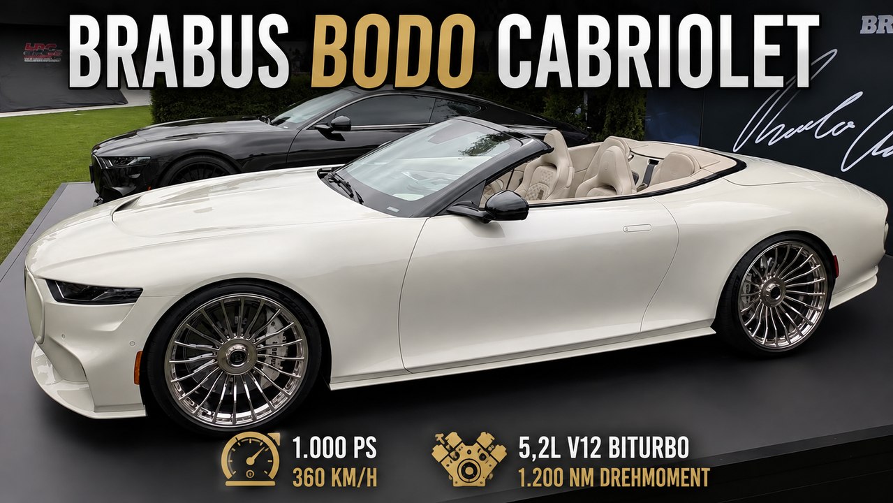 BRABUS BODO Cabriolet: Nur 77 Exemplare des 1.000-PS-Cabrios