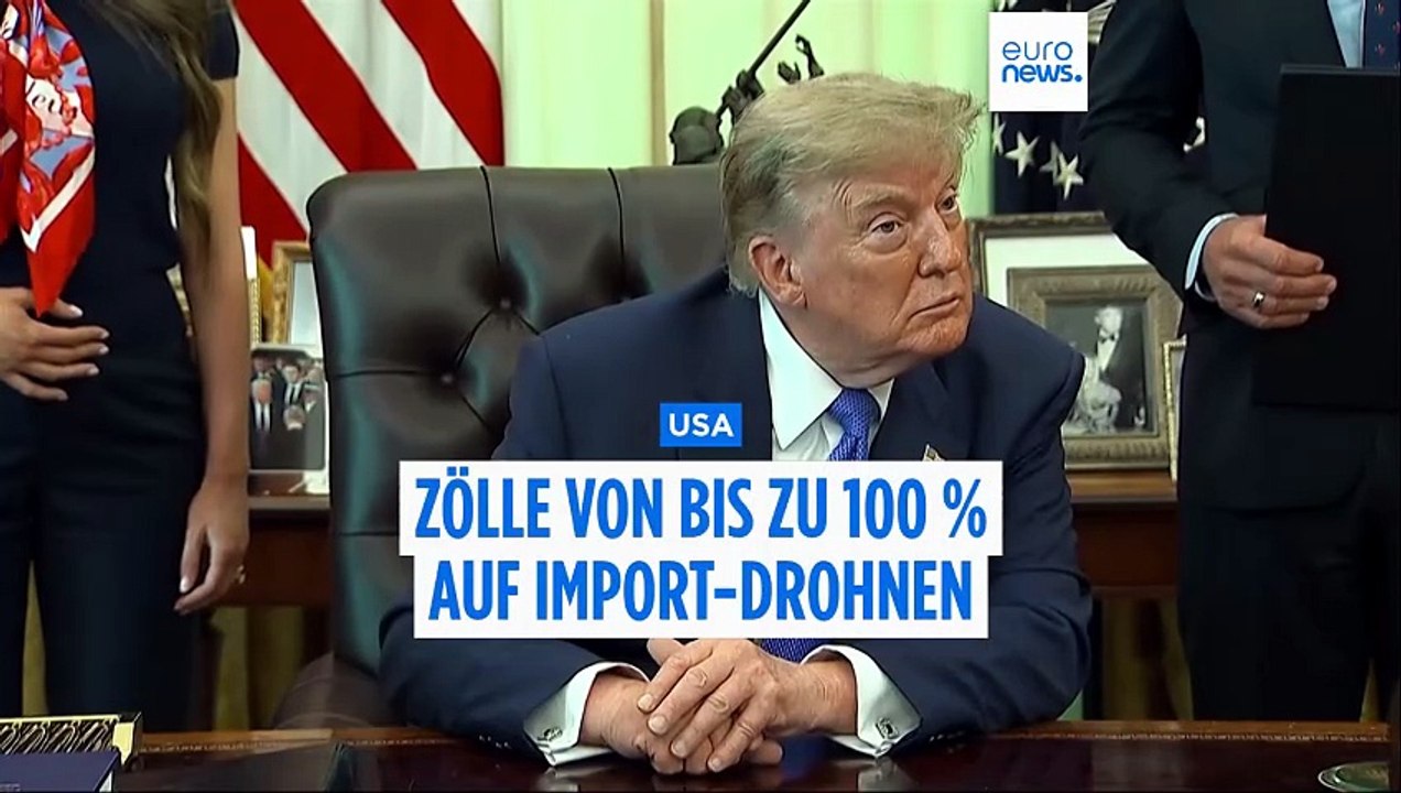 Trump verhängt Zölle von bis zu 100 Prozent auf Drohnen