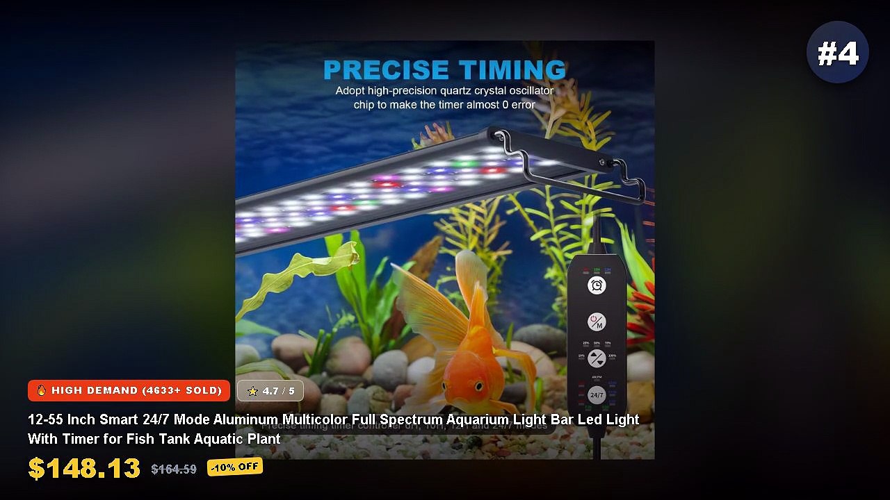 Amazing Aquarium LED Light Bars For Planted Tan...