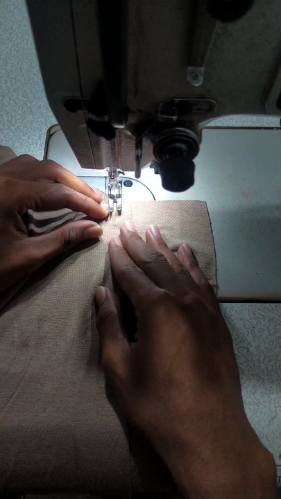 simple way to hem m material
