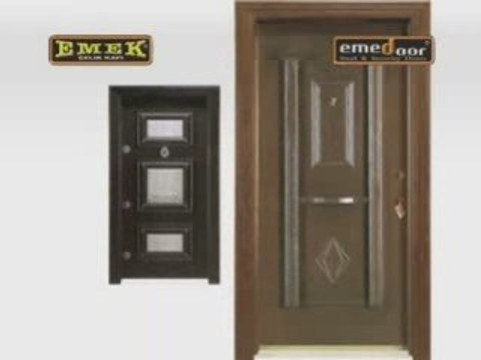 Emek Çelik Kapı Steel Security Entry Fire Door Sundu