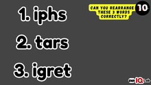 #BrainFreeze 🧠🥶 Can You Rearrange These 3 Words Correctly? ✏️