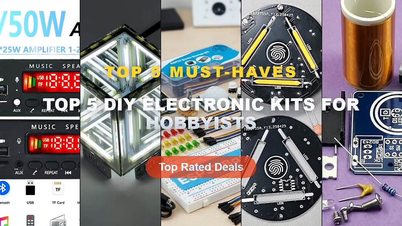 Top 5 DIY Electronic Kits For Hobbyists: Top 5 Best Sellers - Mini Tesla Coil Kit, BD243, DIY Electronic Project, Hand S...