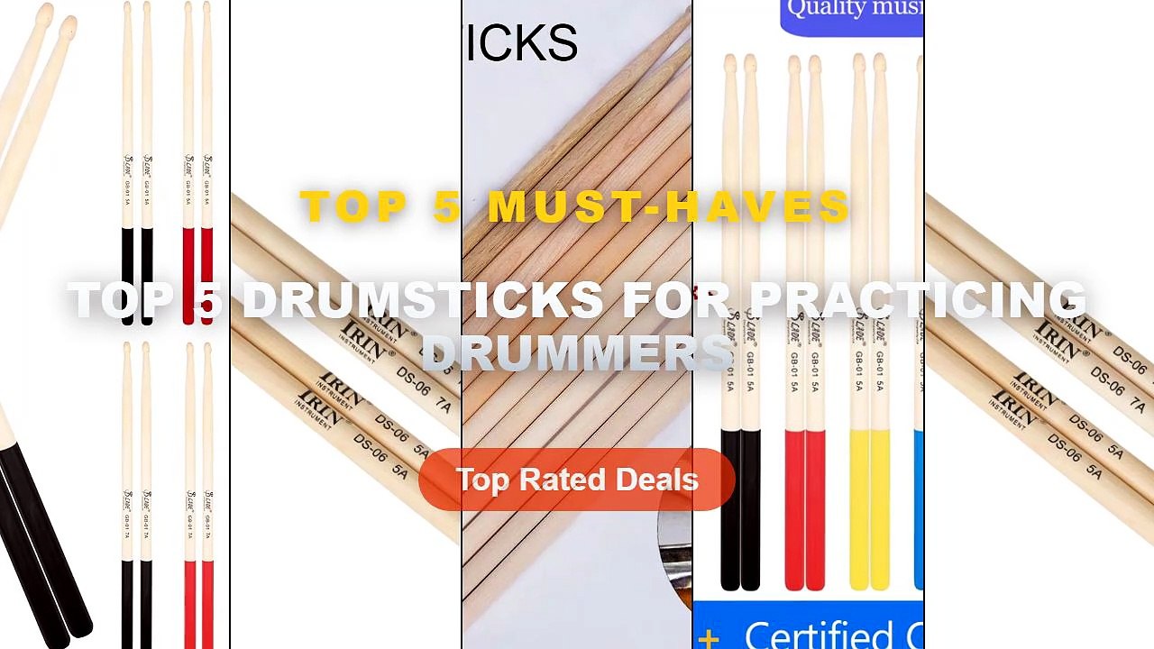 Why Everyone Is Buying Top 5 Drumsticks For Pra...