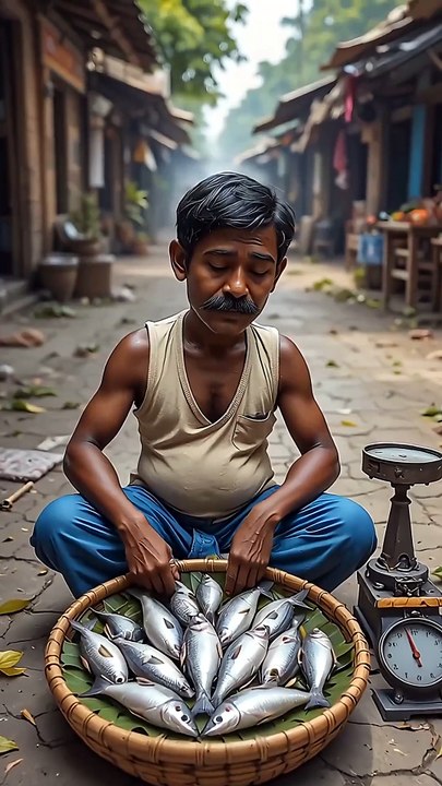 Mischievous Cat vs Fish Seller 🐟😼 | Fat Cat Steals Fish