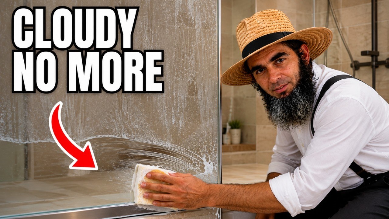 $2 SECRET to Crystal-Clear Shower Glass... No Store Cleaners Needed