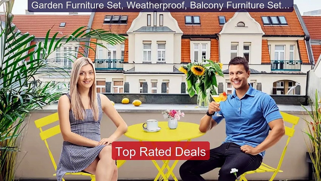 Garden Furniture Set, Weatherproof, Balcony Furniture Set, 3 ... -- Amazing Value 2026 | Must Have!