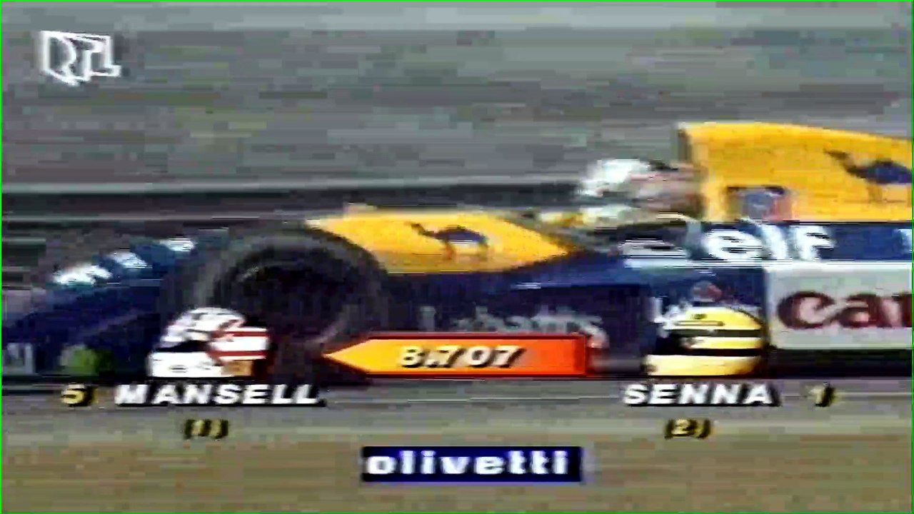 Formel 1 1991 - Silverstone - Löwen-Show und Treibstoffmangel