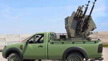 Ford Ranger becomes an anti-drone platform with four 12.7 mm machine guns