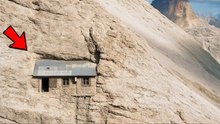 Climbers Find House In Mountain Side, Then They Take A Look Inside