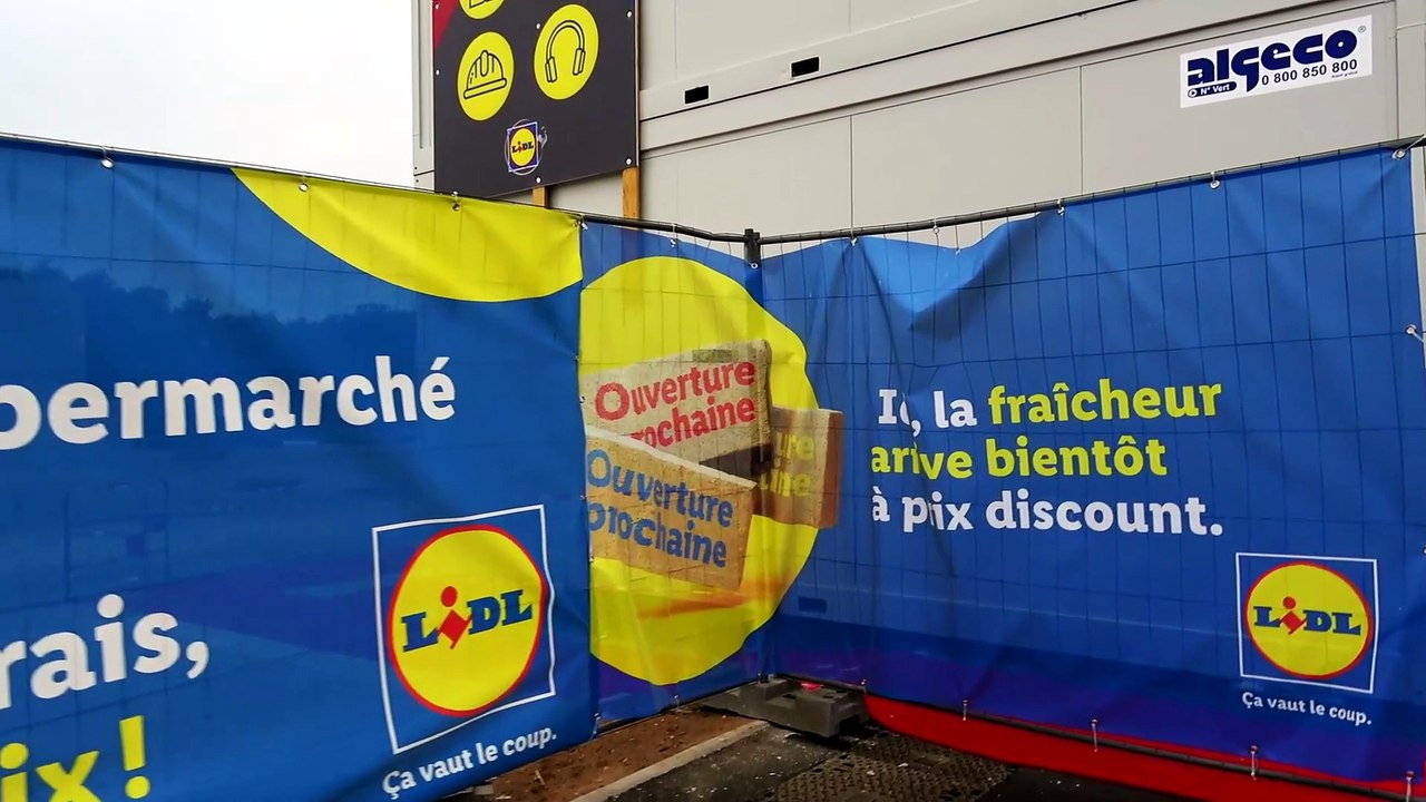 Brumath la construction du Lidl Aout 2026