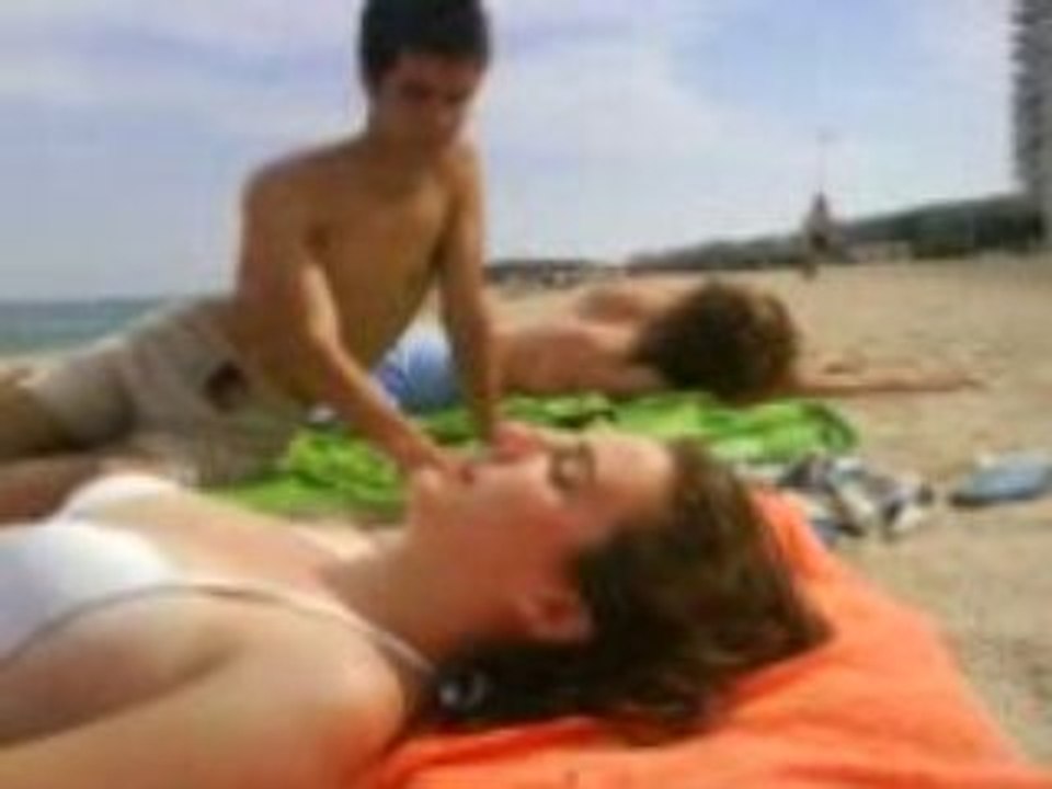 Sur la playa