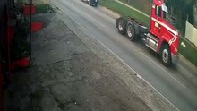 Video capta accidente en San Pedro Sula