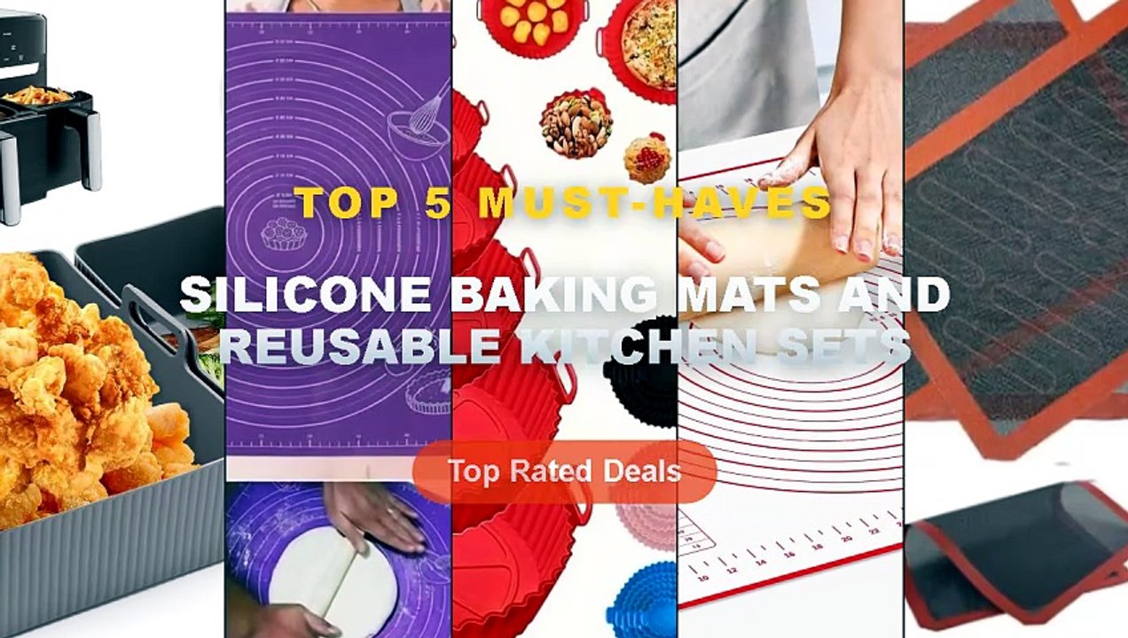 Top 5 Best Silicone Baking Mats And Reusable Ki...