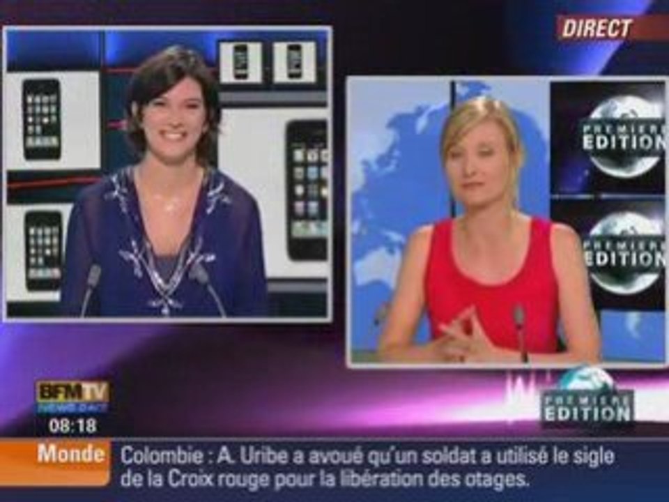 Lancement de l'iPhone 3G sur BFM
