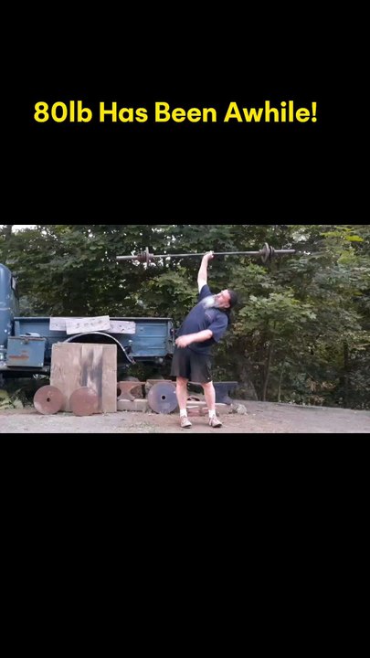 One Hand Push 80½lb