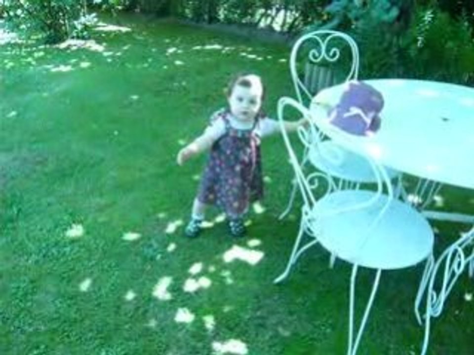 Petite marche dans le jardin