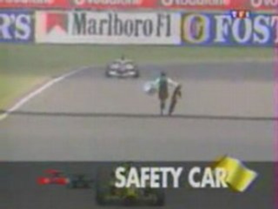 Fou en piste a silverstone f1 2003