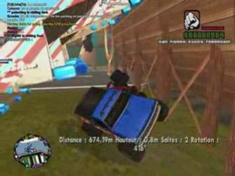 GTA SA : video stunts (jumps) sa-mp