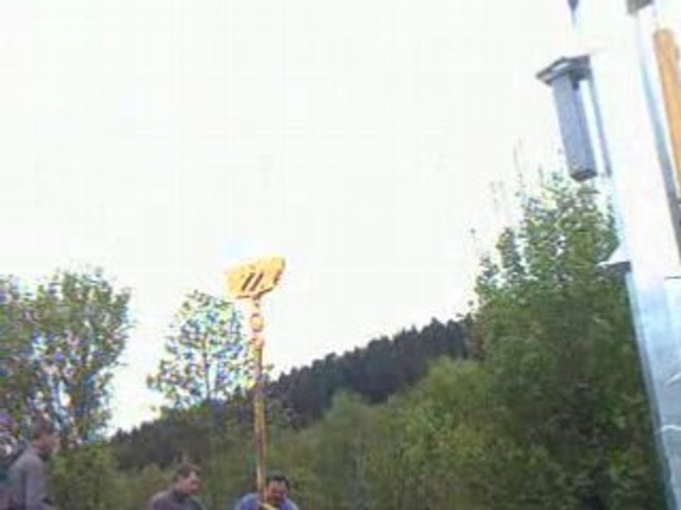 Pose de voute de grange 2006