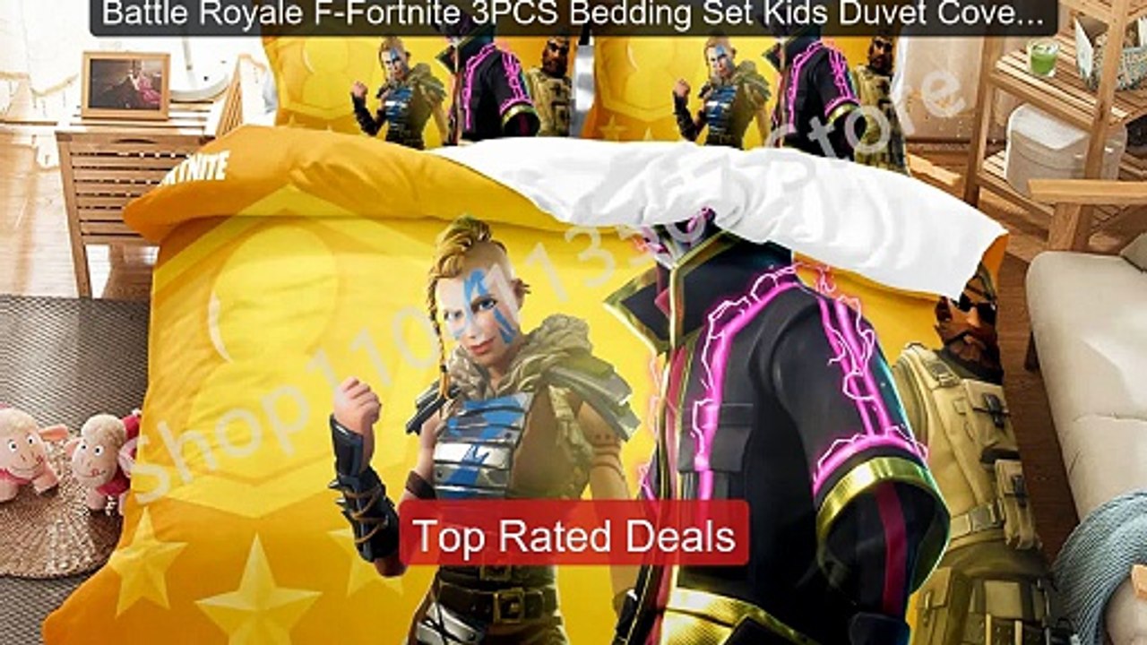 Battle Royale F-Fortnite 3PCS Bedding Set Kids...