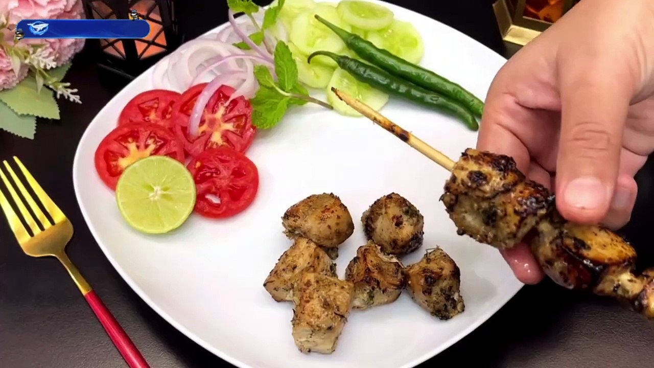 Chicken Malai Boti Kabab Recipe | Soft And Juicy Chicken Malai Boti | چکن ملائی بوٹی کباب کی ترکیب | نرم اور رسیلے چکن ملائی بوٹی کباب