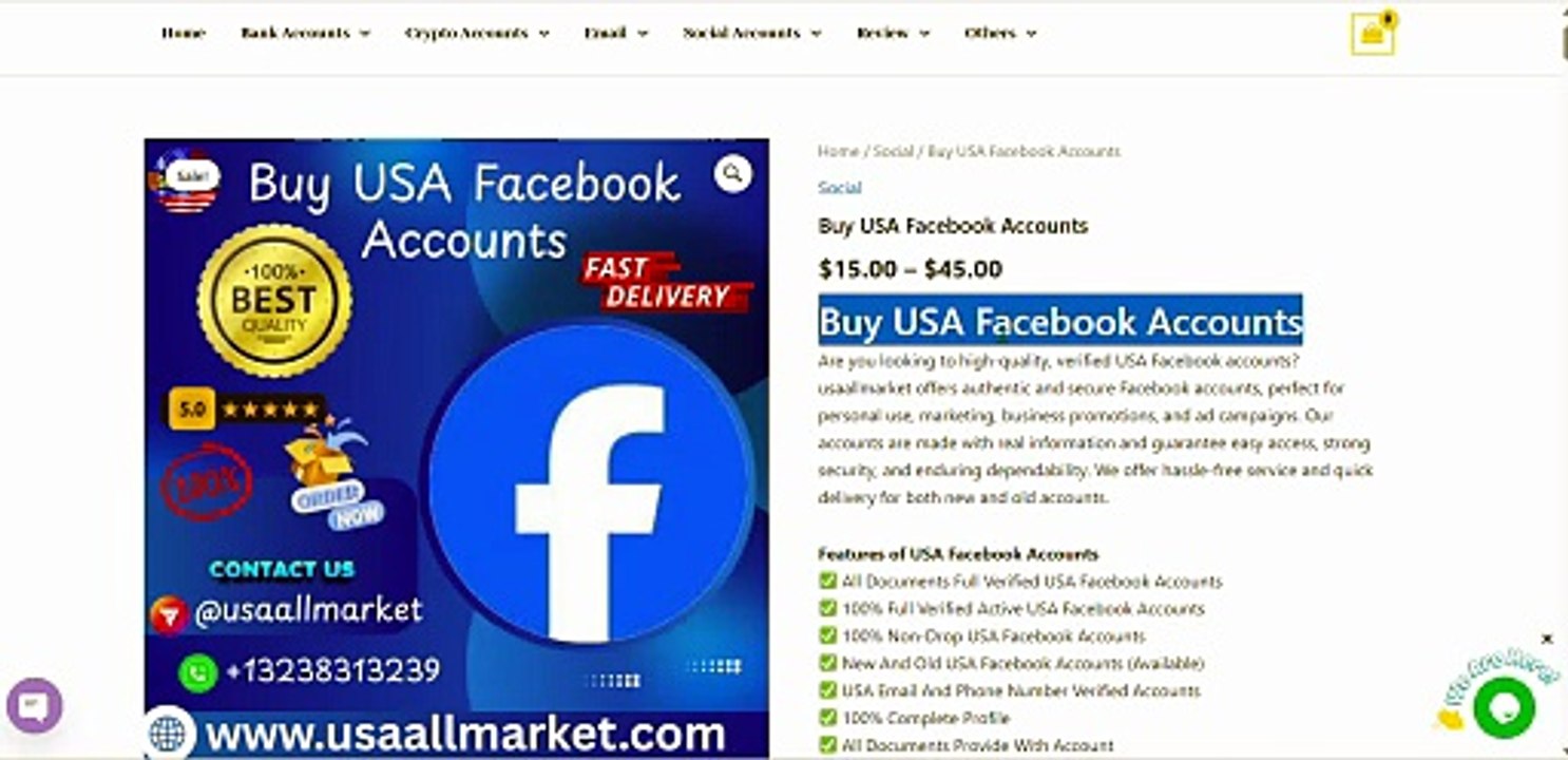 How Do You Buy USA Facebook Accounts: A Full Guide
