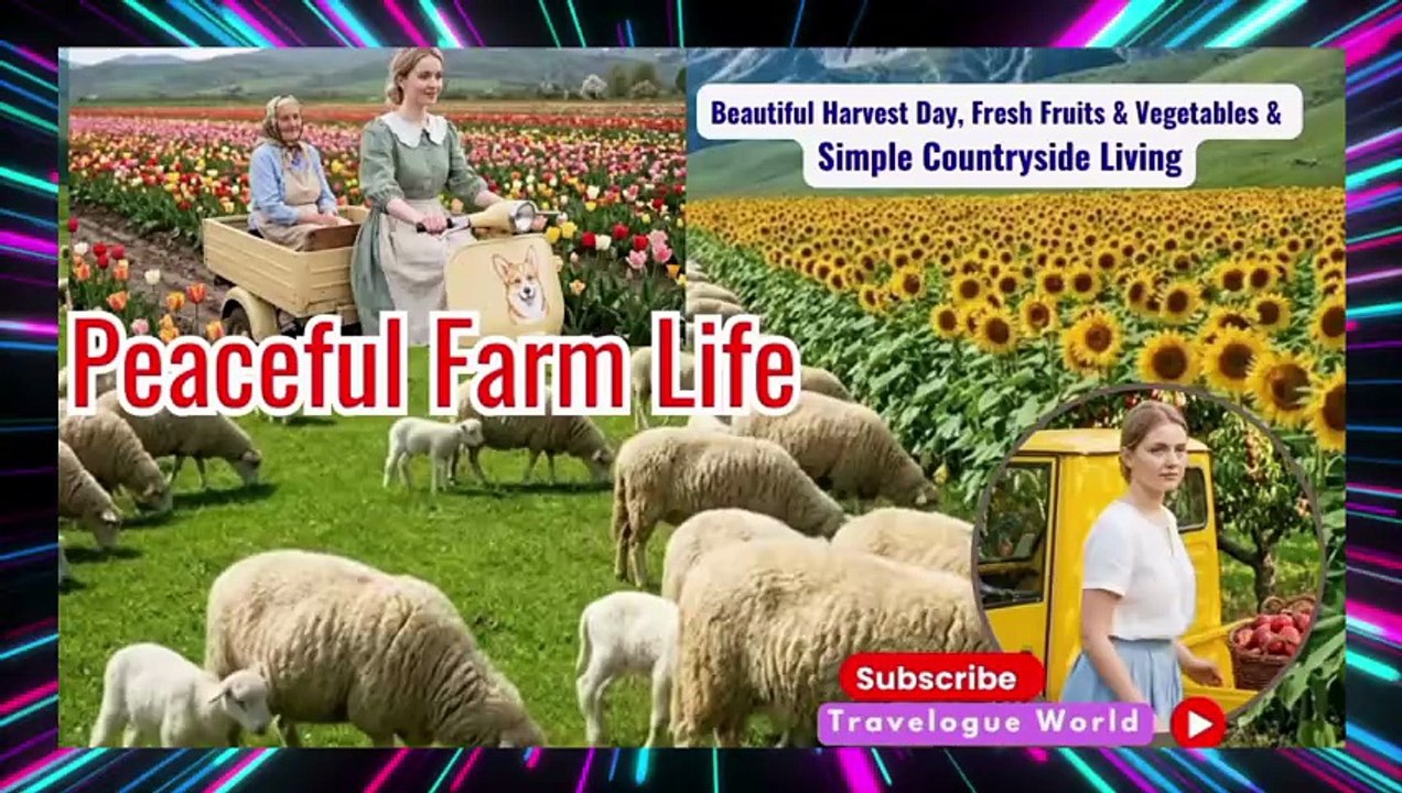 Peaceful Farm Life | Beautiful Harvest Day, Fre...